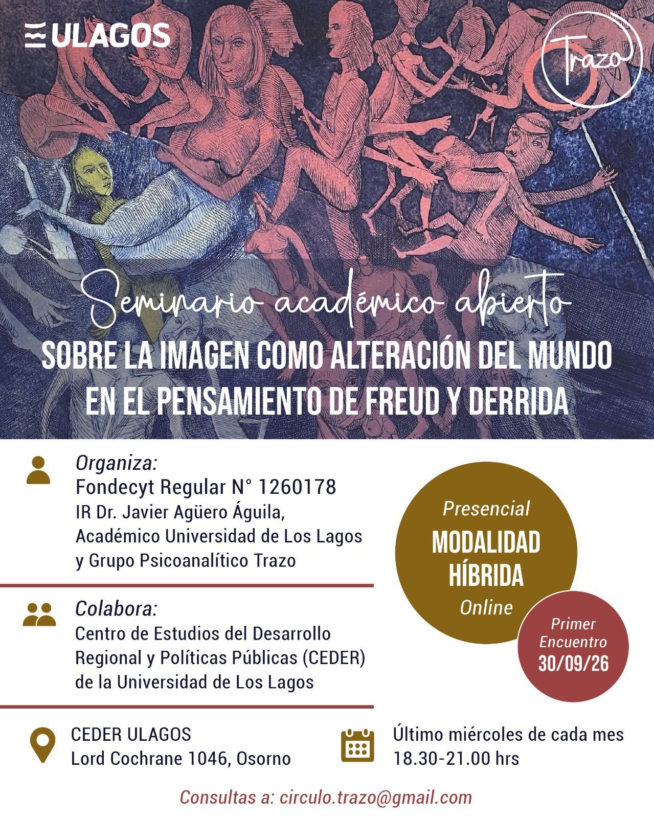 Seminario académico abierto: Sobre la imagen como alteración del mundo en el pensamiento de Freud y Derrida